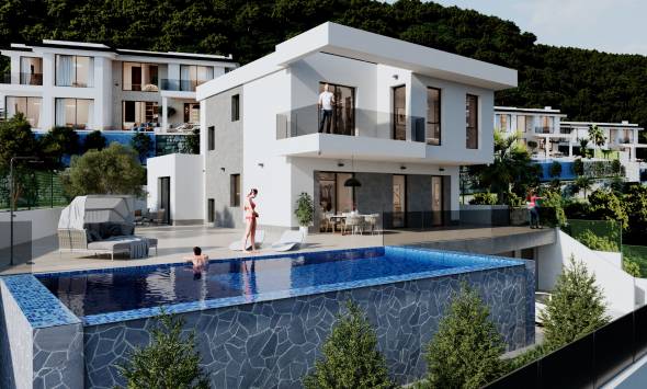 Exklusive Villa in Finestrat mit Meerblick