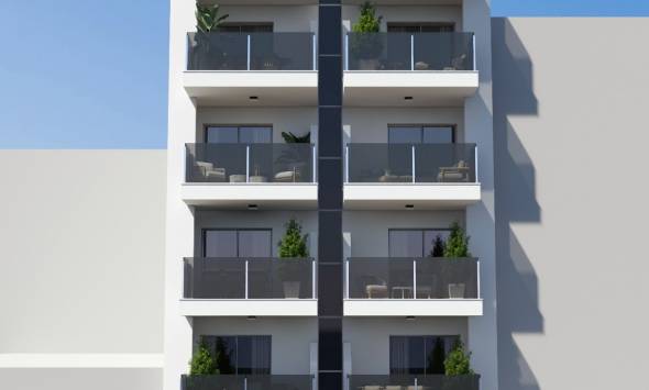 Apartments in Torrevieja mit Meerblick