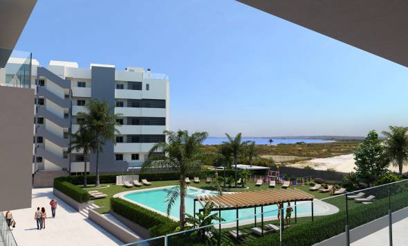 Apartments und Penthäuser in Santa Pola mit Meerblick