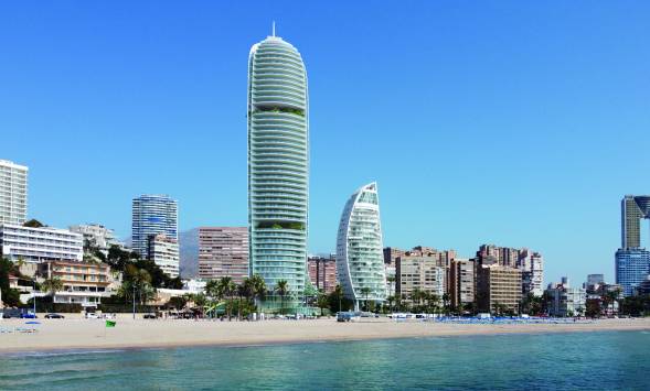 Apartments in Benidorm mit Meerblick