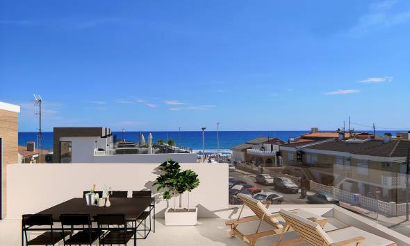 Exklusive Reihenhäuser in La Mata mit Meerblick
