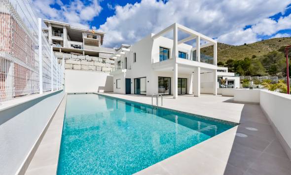 Villa in Finestrat mit Meerblick