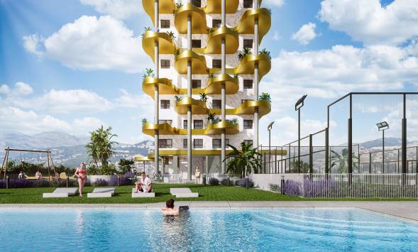 Apartments in Calpe mit Meerblick