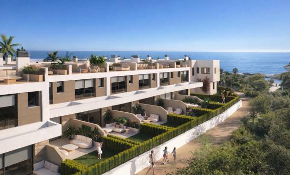 Exklusive Reihenhäuser in erster Linie in El Campello