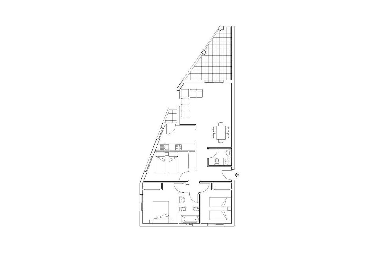Resale - Apartment - Orihuela Costa - Campoamor