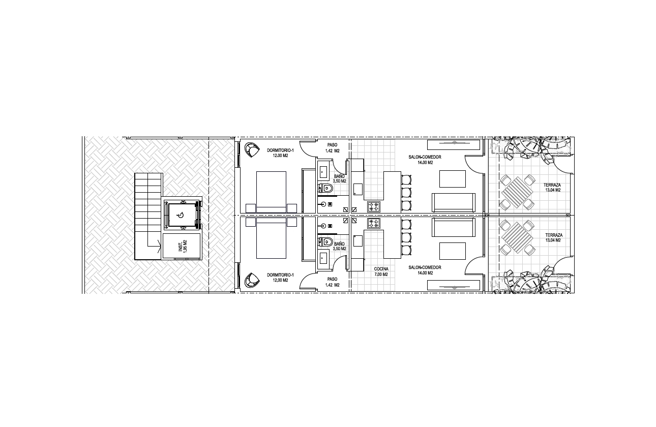 New Build - Apartment - vera playa