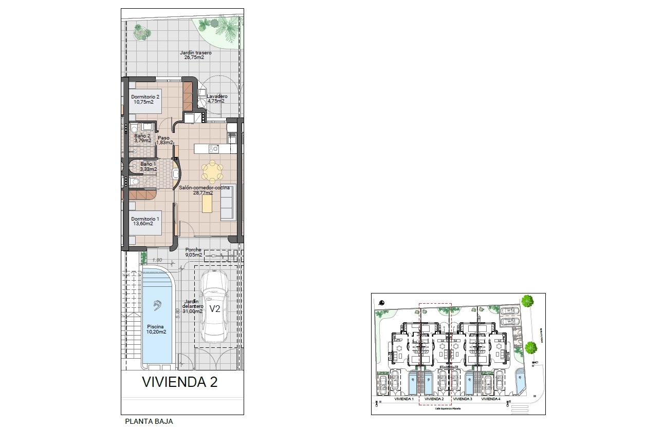 New Build - Bungalow - Pilar de la Horadada
