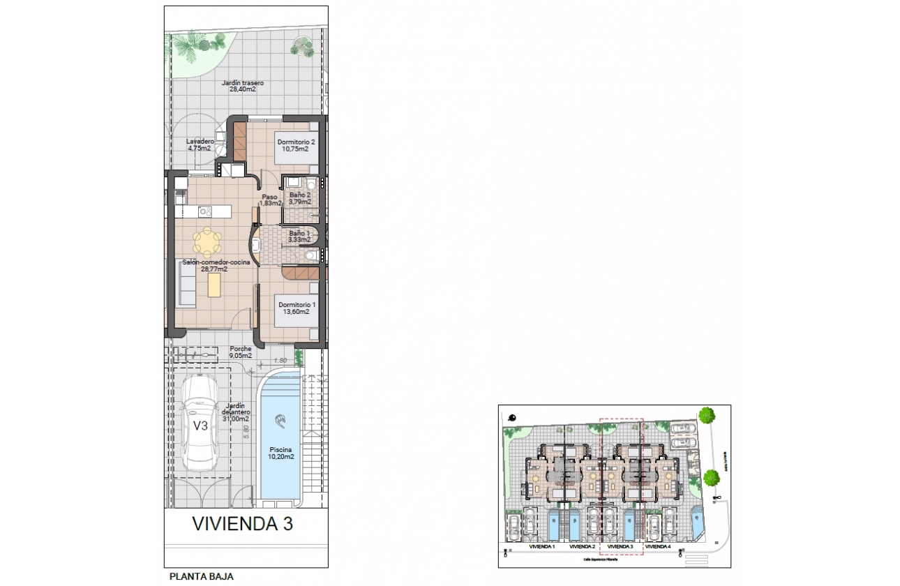 New Build - Bungalow - Pilar de la Horadada