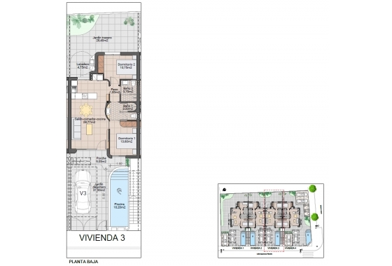 New Build - Bungalow - Pilar de la Horadada