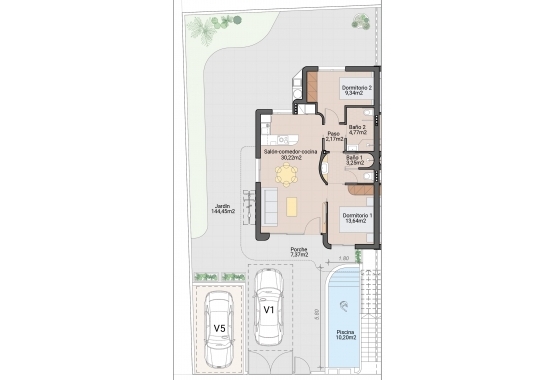 New Build - Bungalow - Pilar de la Horadada