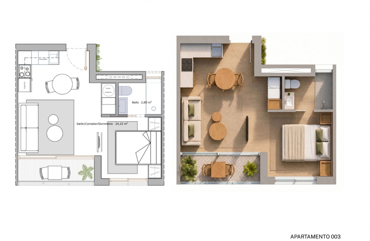 New Build - Apartment - lo pagán