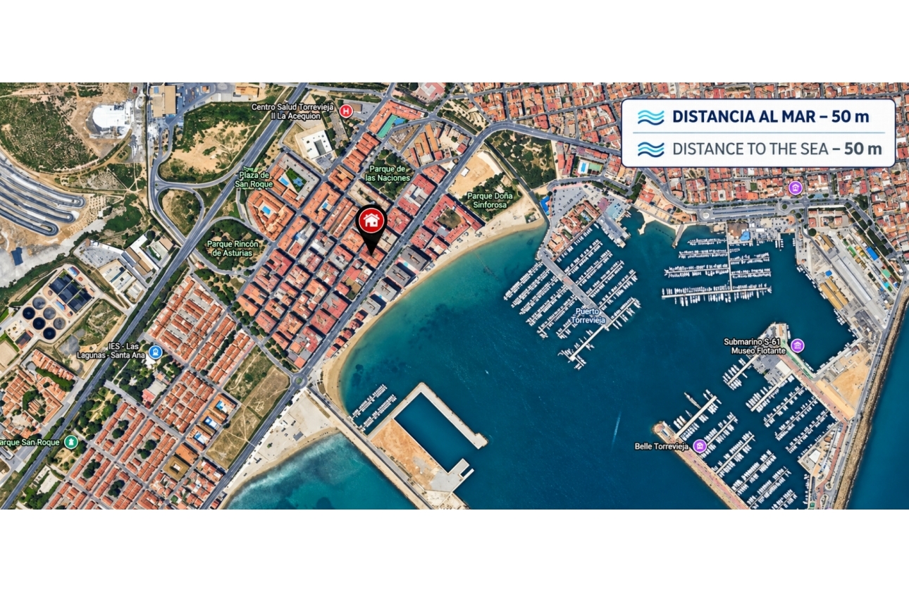 Resale - Apartment - Torrevieja - Playa del Acequión