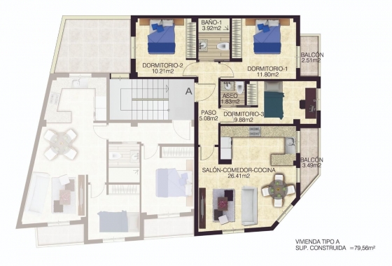 Resale - Apartment - Jacarilla