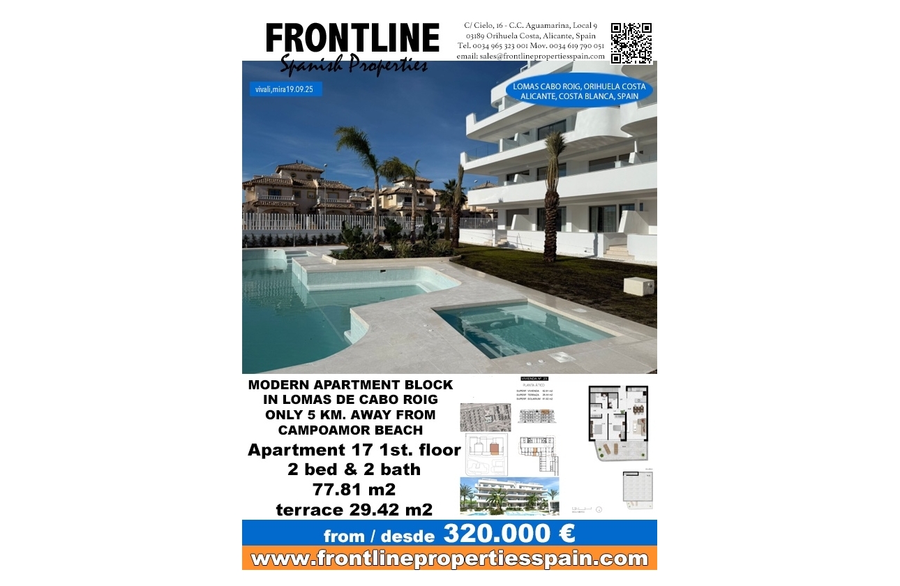 Neue Gebäude - Wohnung - Orihuela Costa - Lomas de Cabo Roig