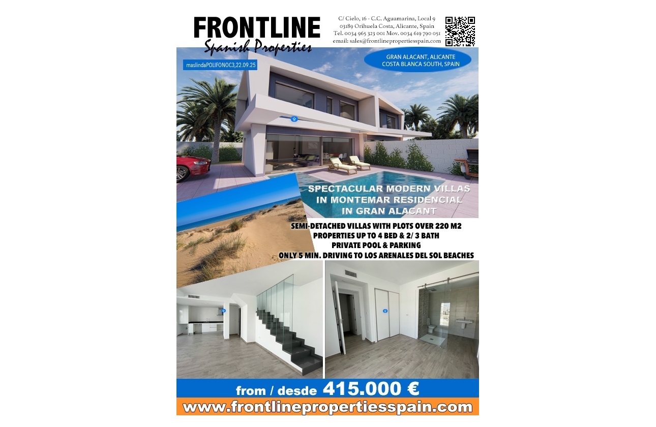 New Build - Townhouse - Santa Pola - Gran Alacant