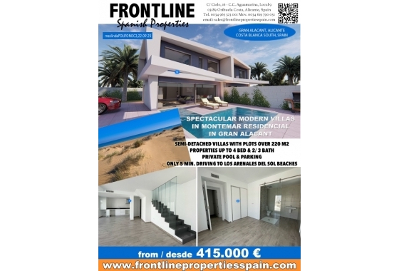 New Build - Townhouse - Santa Pola - Gran Alacant