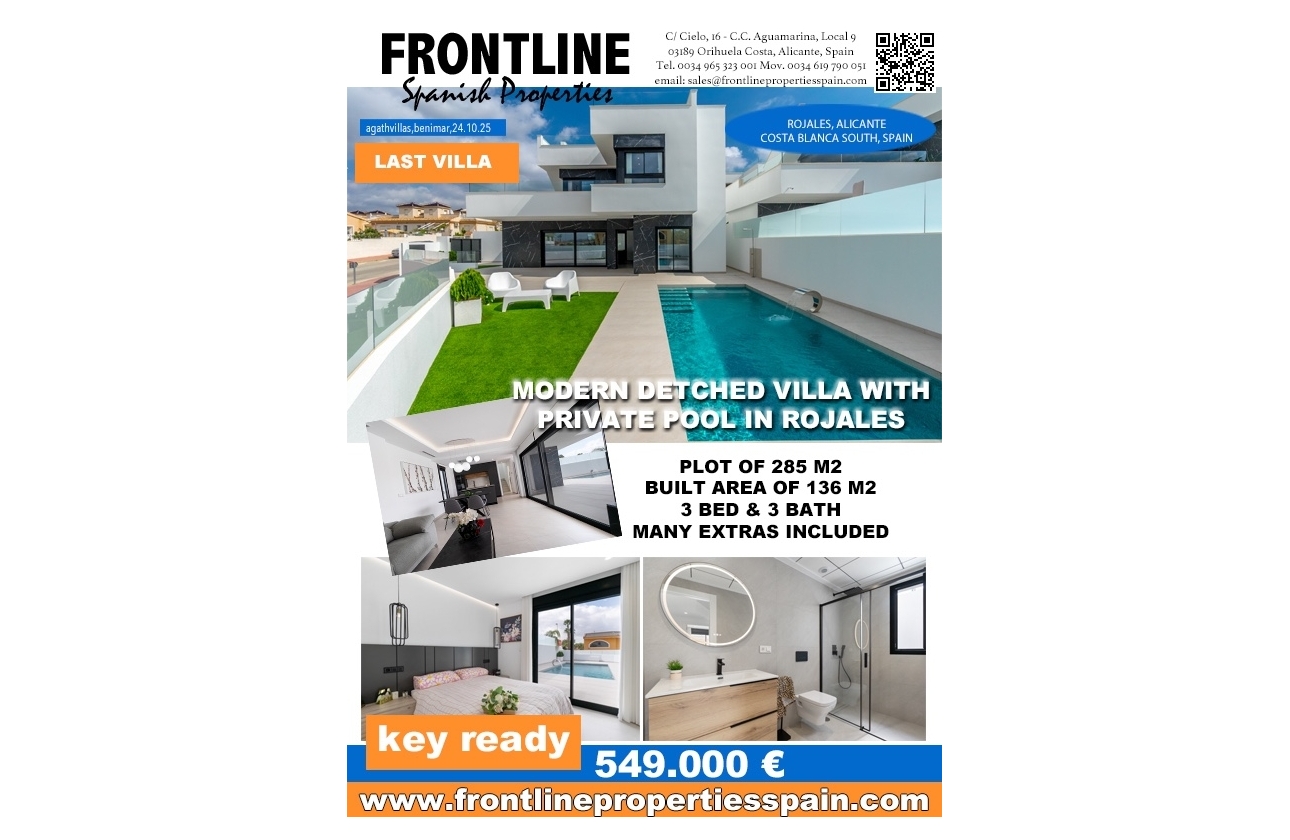 Neue Gebäude - Villa - Rojales