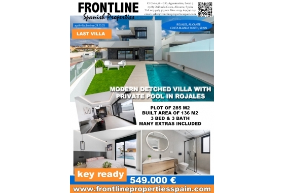 Neue Gebäude - Villa - Rojales