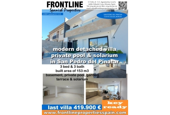 Nouvelle construction - Maison de ville - San Pedro del Pinatar