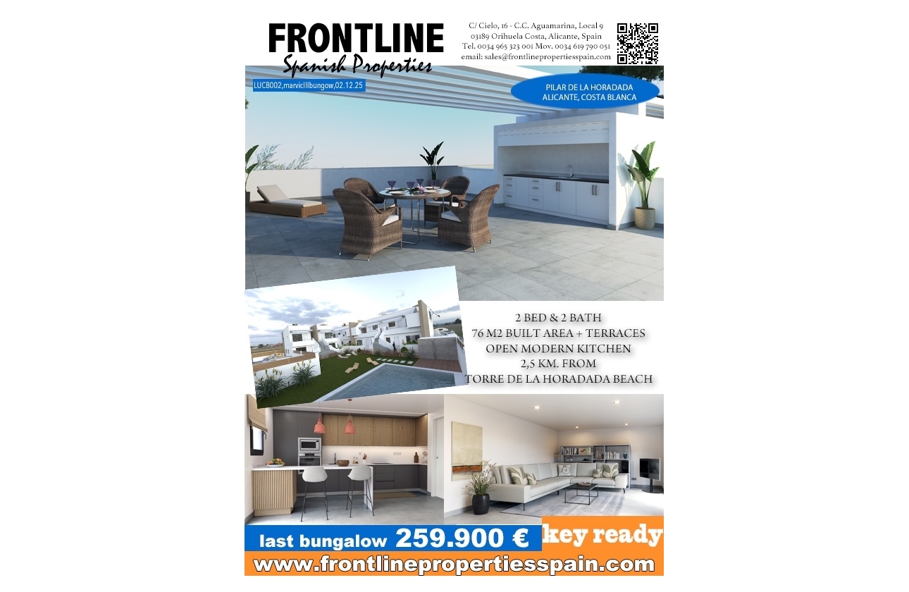 Nouvelle construction - Bungalow - Pilar de la Horadada