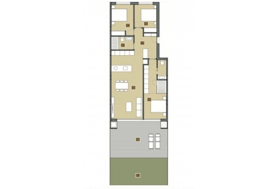 Resale - Flat - Orihuela - Las Colinas Golf