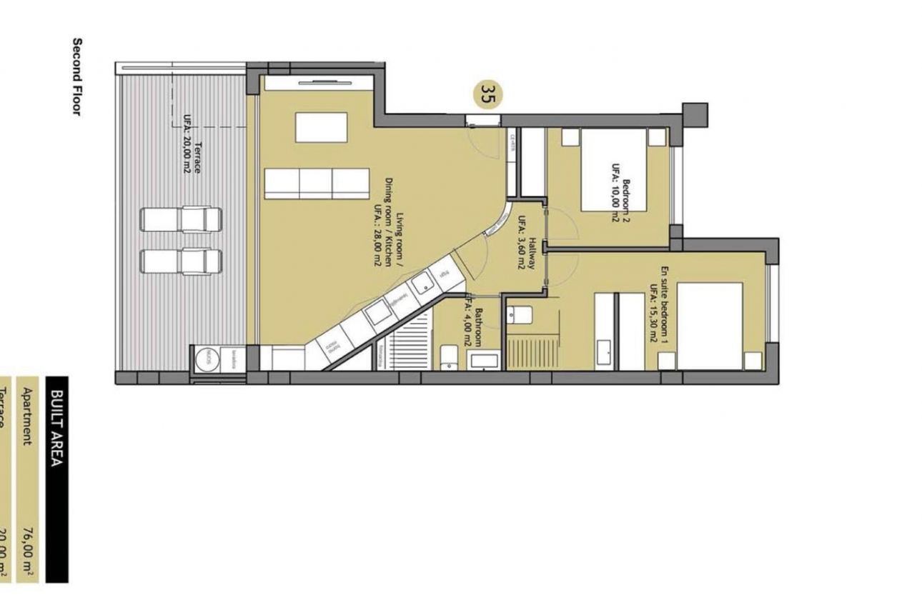 Resale - Flat - Orihuela - Las Colinas Golf
