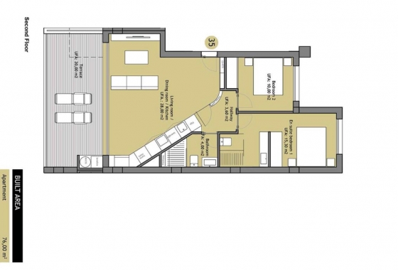 Resale - Flat - Orihuela - Las Colinas Golf