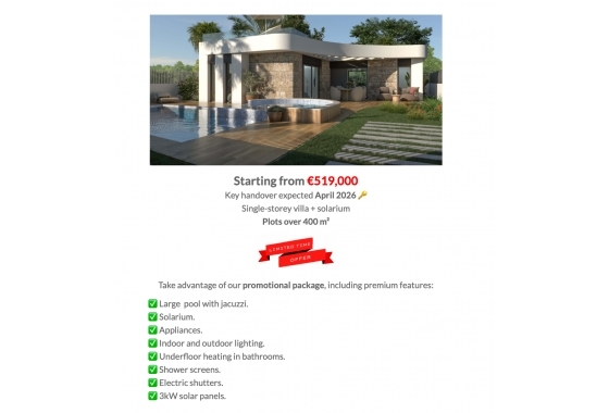 New Build - Villa - Los Montesinos -  La Herrada