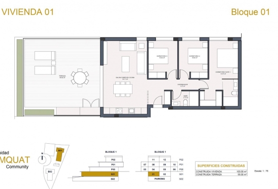 Resale - Apartment - Orihuela - Las Colinas Golf