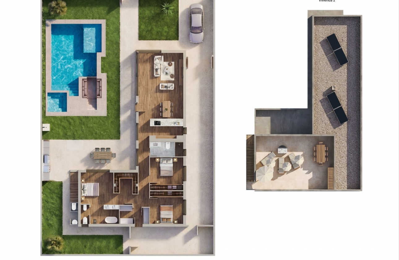 Obra nueva - Villa - Sucina