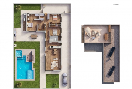 Obra nueva - Villa - Sucina