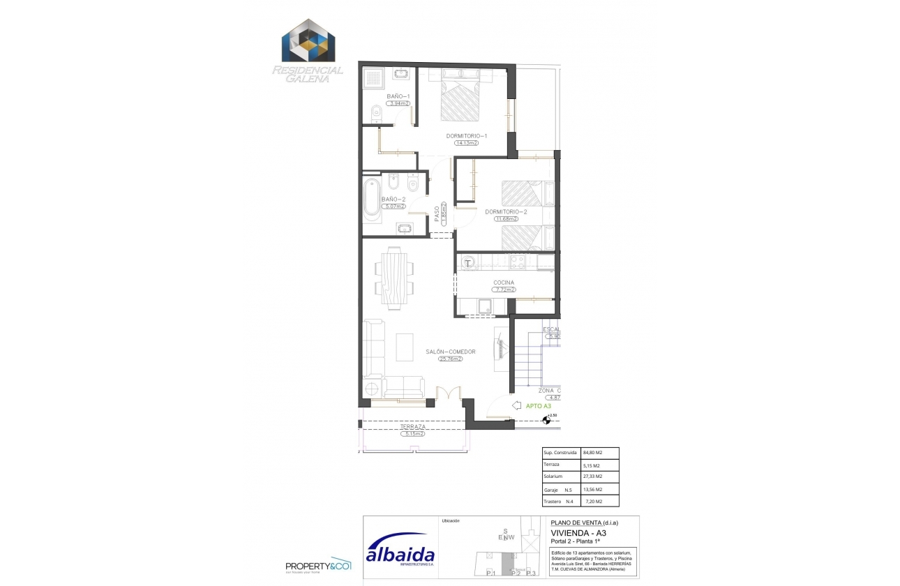 Obra nueva - Apartamento - herrerías