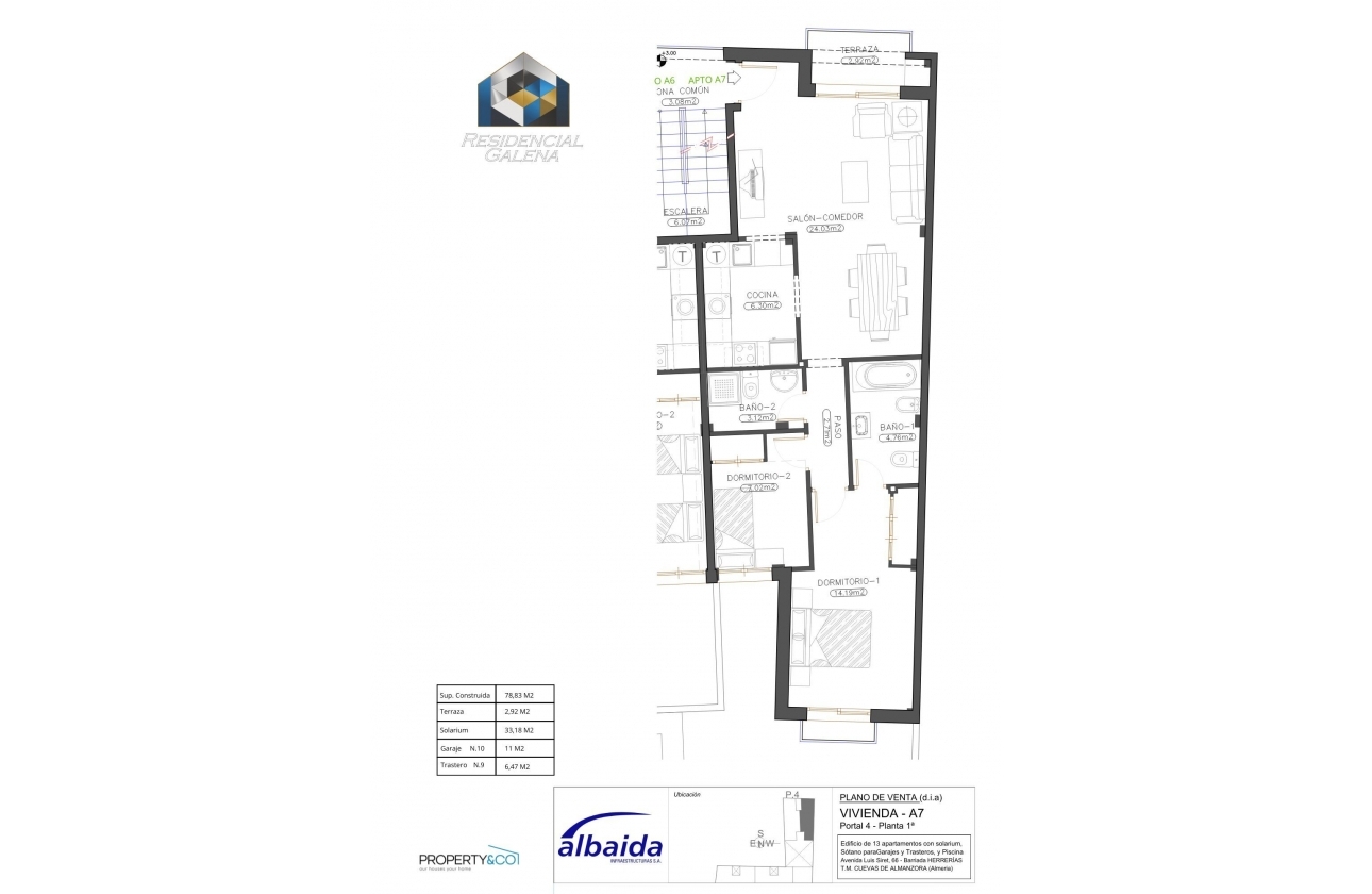 Obra nueva - Apartamento - herrerías