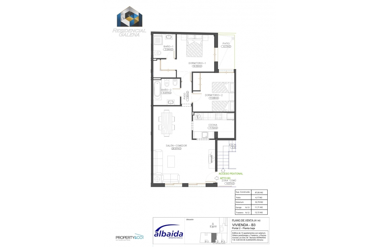 Obra nueva - Apartamento - herrerías